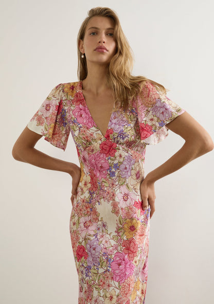 Auguste Calais Midi Dress - Pinkhill -  - [] - Darwin boutique - Australian fashion design - Darwin Fashion - Australian Fashion Designer - Australian Fashion Designer Brands - Australian Fashion Design 