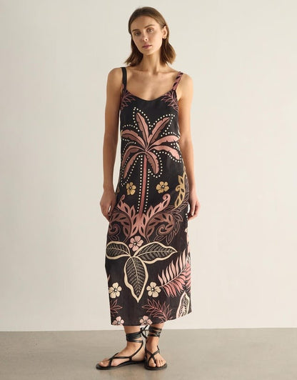 Auguste Marina Midi Dress - Pinkhill