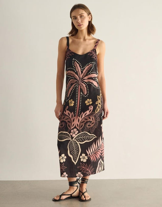 Auguste Marina Midi Dress - Pinkhill