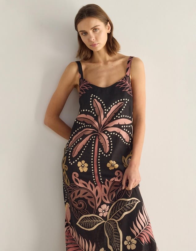 Auguste Marina Midi Dress - Pinkhill