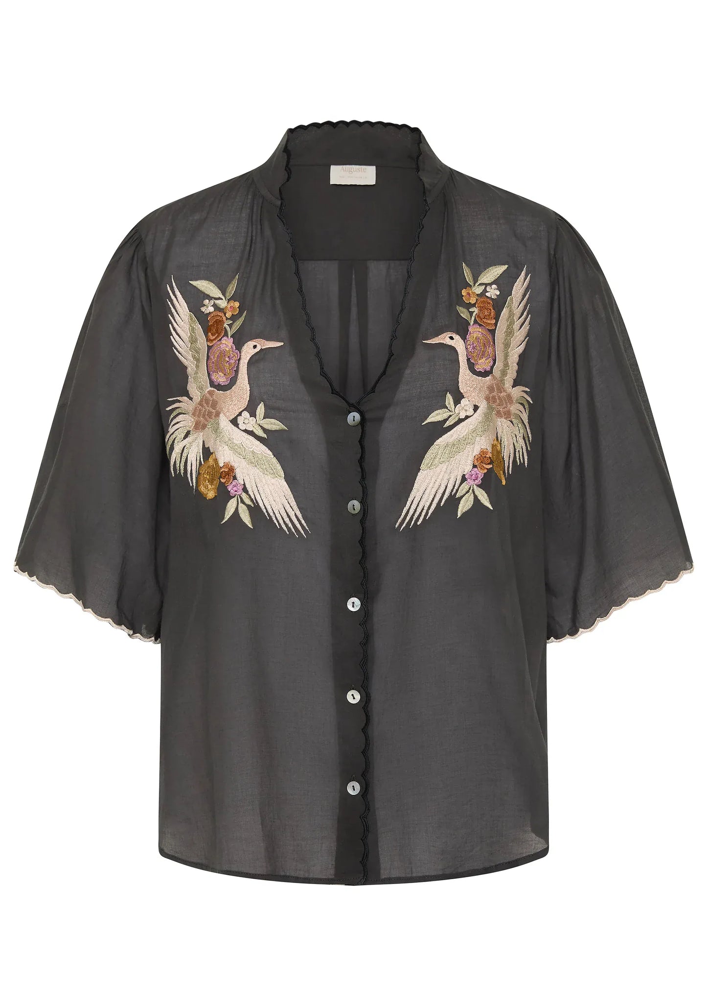 Auguste Zoe Embroidered Blouse - Pinkhill