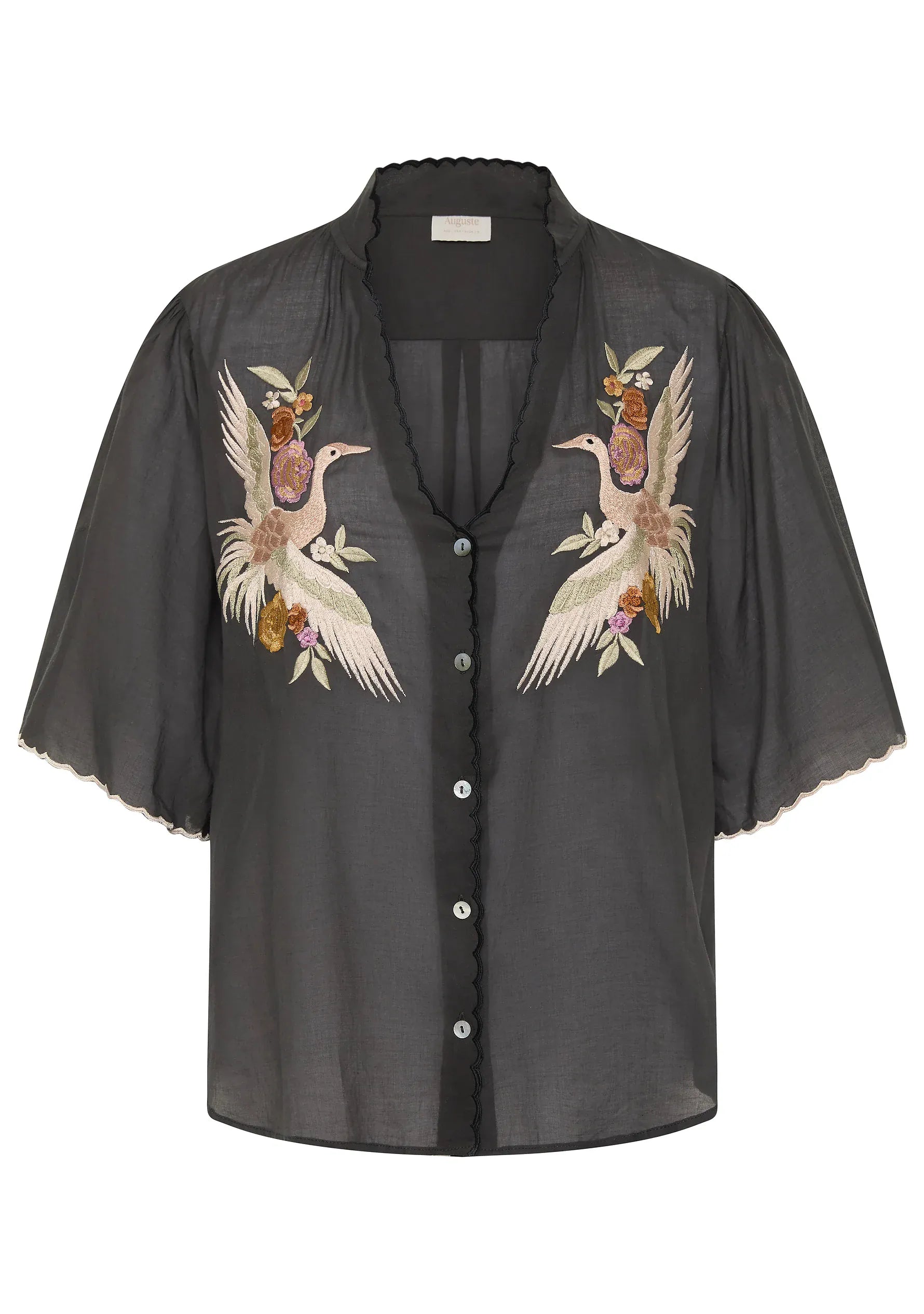 Auguste Zoe Embroidered Blouse - Pinkhill