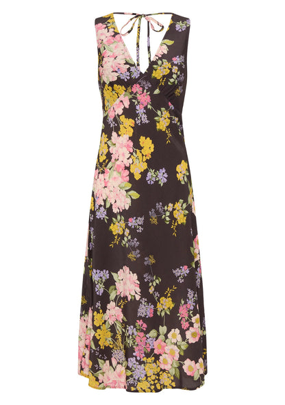 Auguste Lara Midi Dress - Charcoal - Pinkhill, Darwin boutique, Australian high end fashion, Darwin Fashion