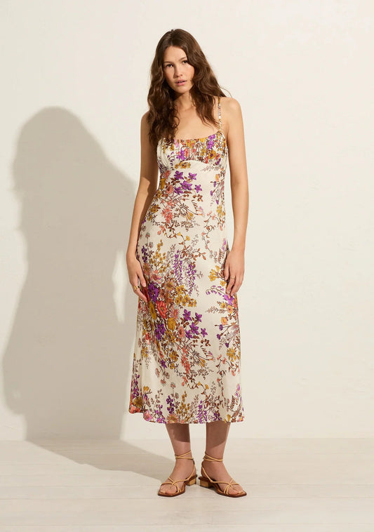 Auguste Lavinia Midi Dress - Ivory - Pinkhill, Darwin boutique, Australian high end fashion, Darwin Fashion