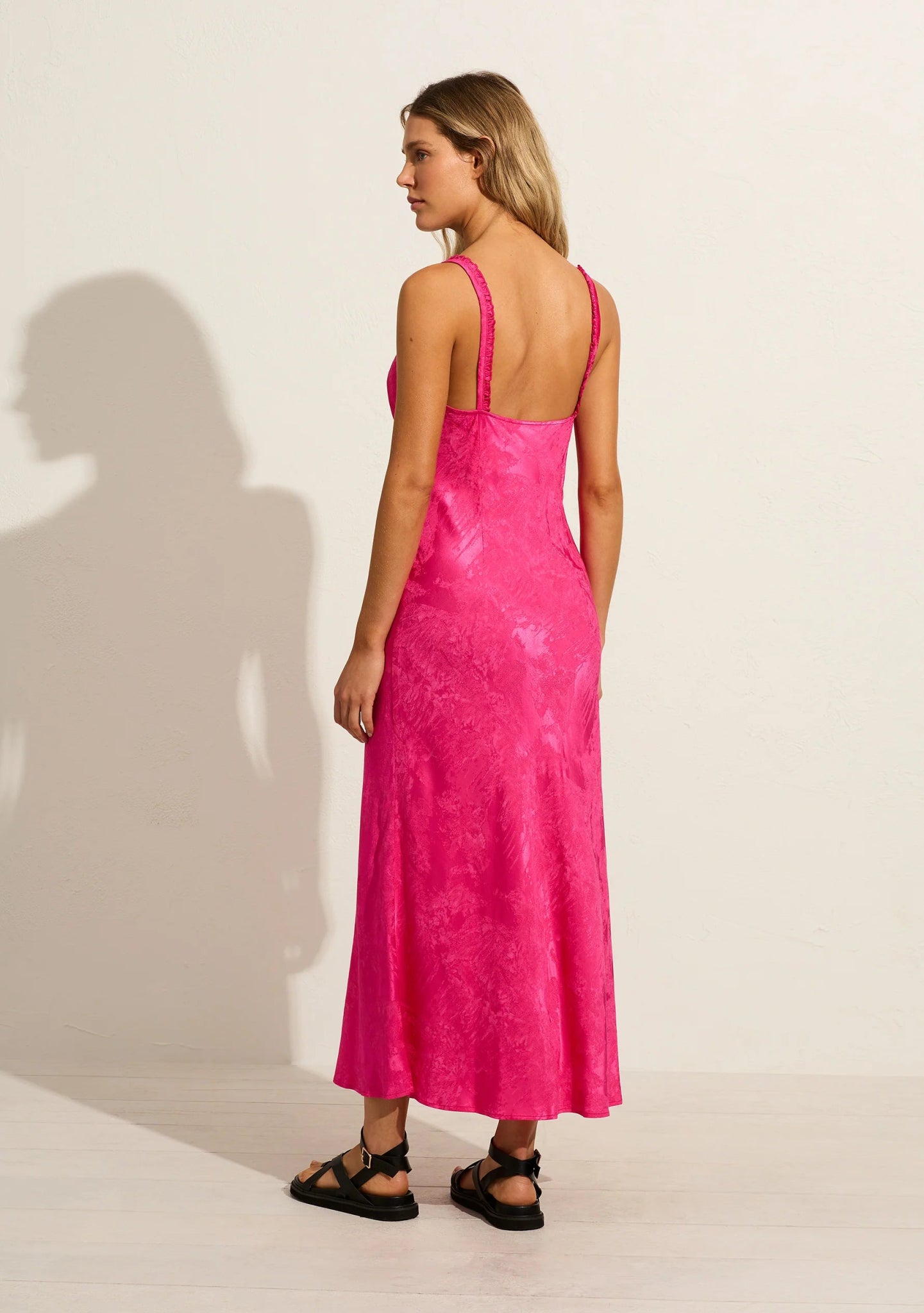 Auguste Margarita Midi Dress - Fuchsia - Pinkhill, Darwin boutique, Australian high end fashion, Darwin Fashion