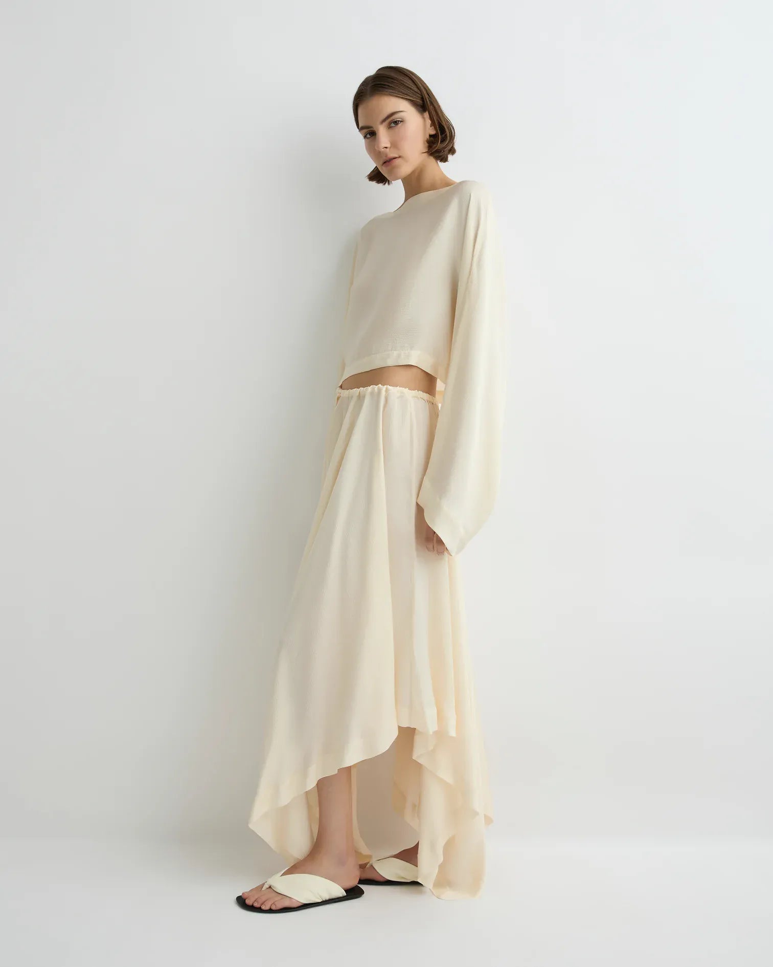 Bondi Born Ardea Square Long Skirt - Pearl - Pinkhill
