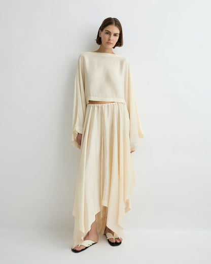 Bondi Born Ardea Square Long Skirt - Pearl - Pinkhill