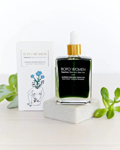 BOPO Aurora Organic Night Oil - Pinkhill - Bopo -  - Darwin boutique - Australian fashion design - Darwin Fashion - Australian Fashion Designer - Australian Fashion Designer Brands - Australian Fashion Design Body Lotion