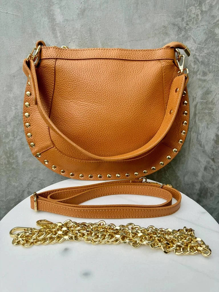 By Studio Zee Bonita - Camel Leather - Pinkhill -  - [] - Darwin boutique - Australian fashion design - Darwin Fashion - Australian Fashion Designer - Australian Fashion Designer Brands - Australian Fashion Design 