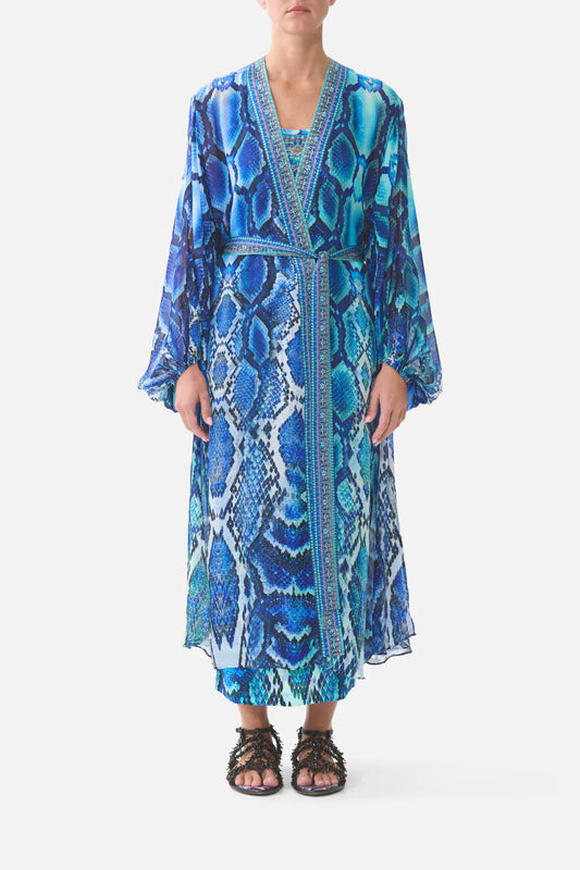 Camilla Blouson Sleeve Layer The Sapphire Serpent