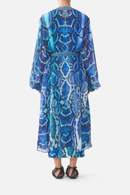 Camilla Blouson Sleeve Layer The Sapphire Serpent
