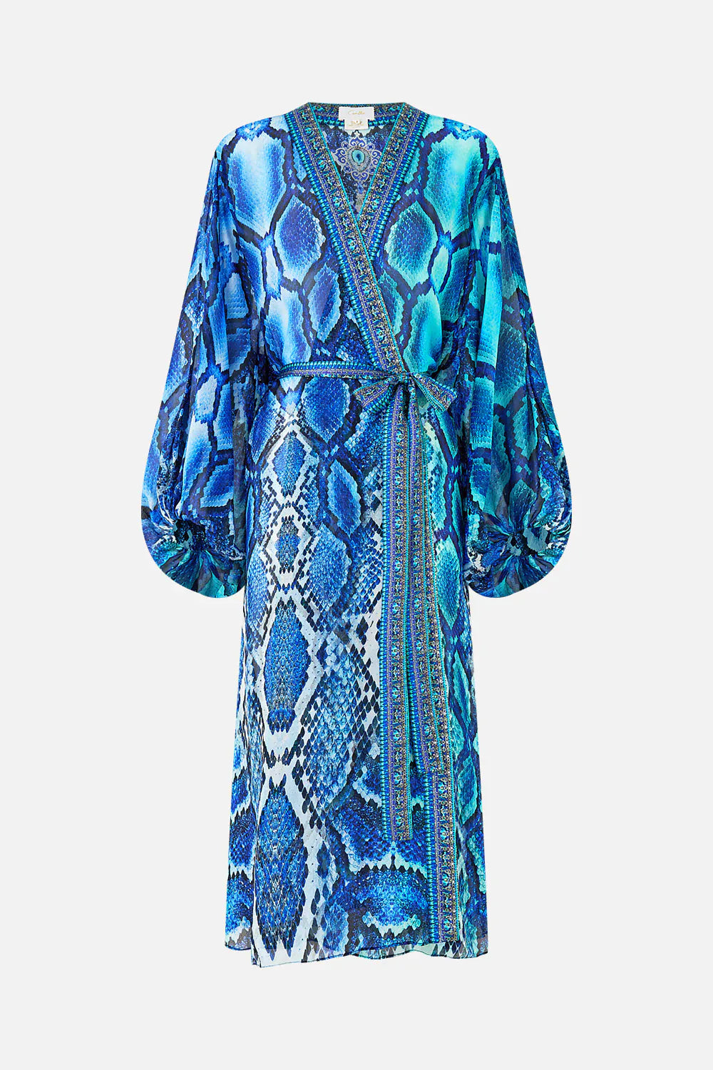Camilla Blouson Sleeve Layer The Sapphire Serpent - Pinkhill