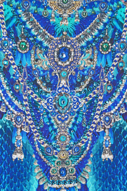 Camilla Jersey Scoop Neck Tank Dress The sapphire serpent - Pinkhill