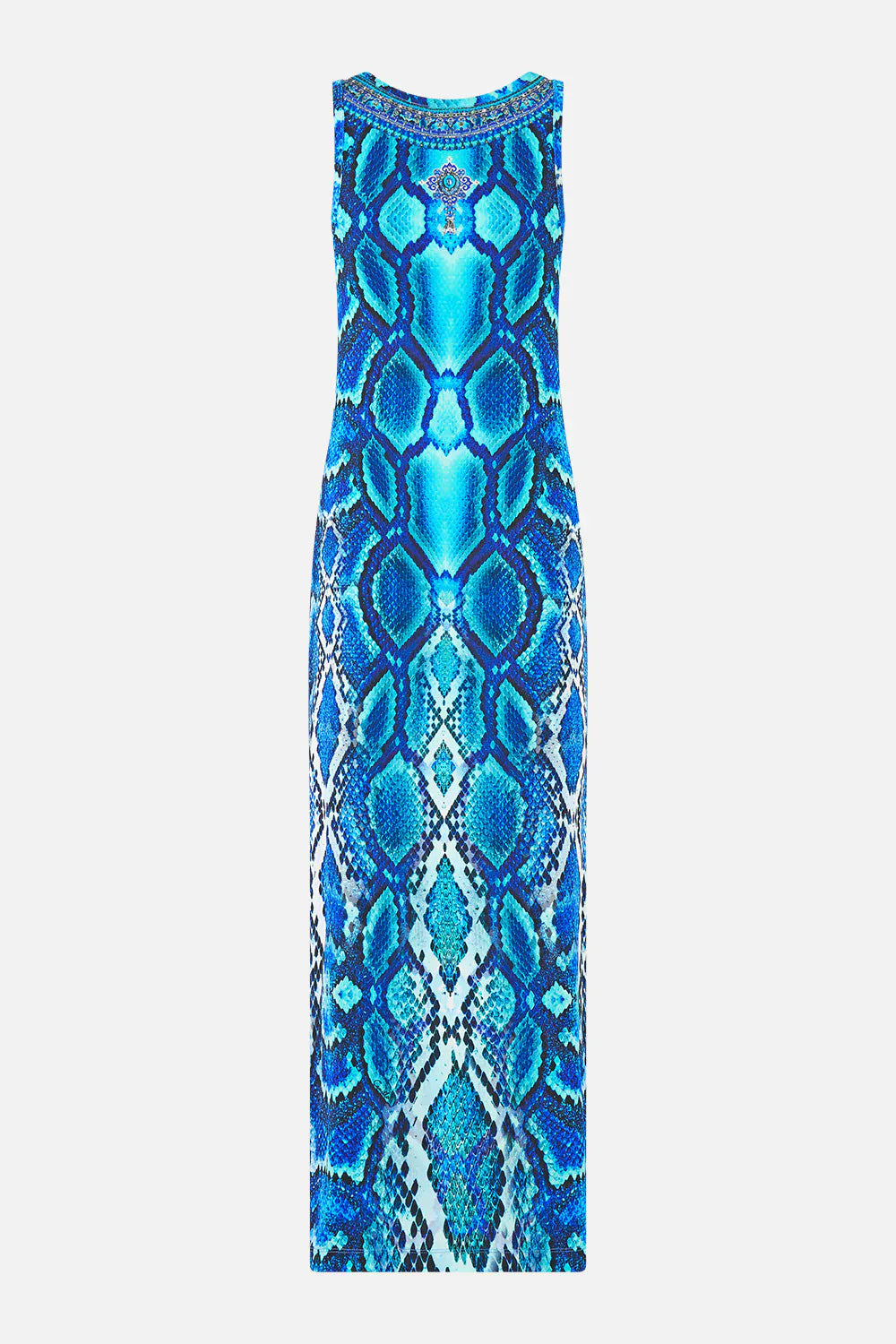 Camilla Jersey Scoop Neck Tank Dress The sapphire serpent – Pinkhill