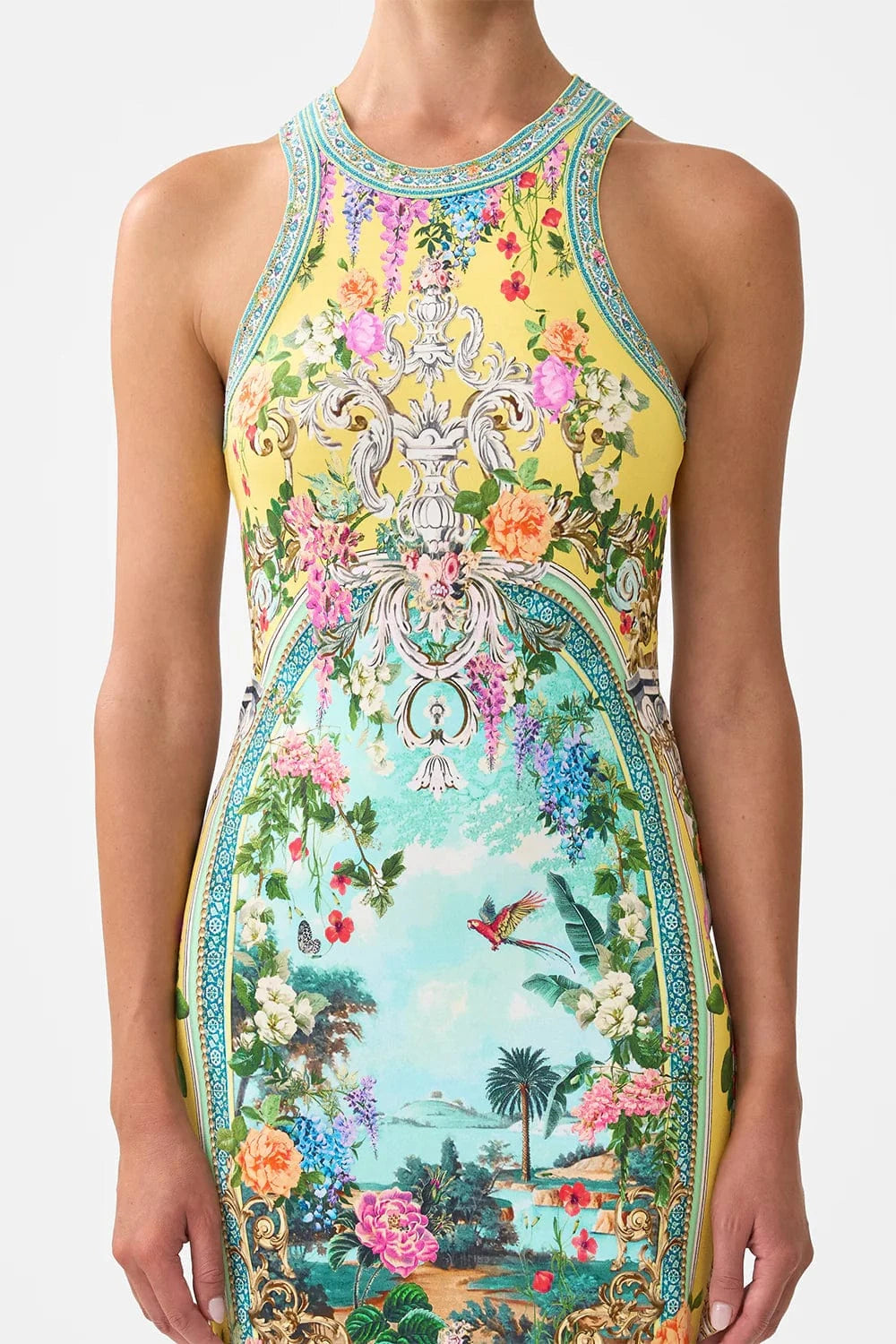 Camilla Jersey Tank Dress - Tales Of Topkapi Palace - Pinkhill -  - [] - Darwin boutique - Australian fashion design - Darwin Fashion - Australian Fashion Designer - Australian Fashion Designer Brands - Australian Fashion Design 