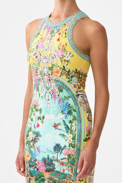 Camilla Jersey Tank Dress - Tales Of Topkapi Palace - Pinkhill -  - [] - Darwin boutique - Australian fashion design - Darwin Fashion - Australian Fashion Designer - Australian Fashion Designer Brands - Australian Fashion Design 