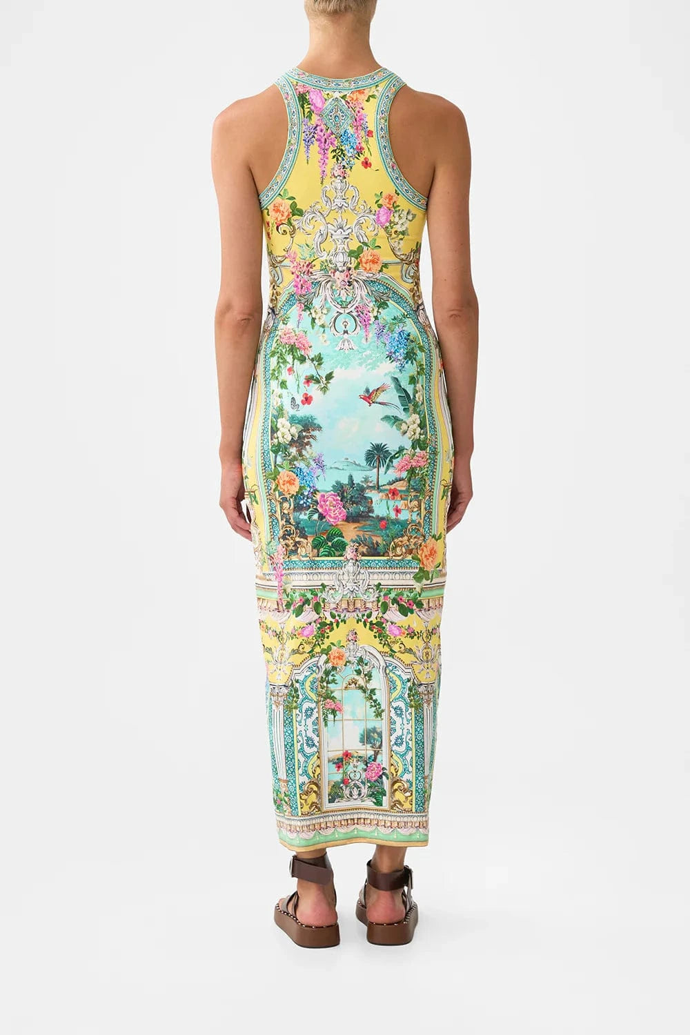 Camilla Jersey Tank Dress - Tales Of Topkapi Palace - Pinkhill -  - [] - Darwin boutique - Australian fashion design - Darwin Fashion - Australian Fashion Designer - Australian Fashion Designer Brands - Australian Fashion Design 