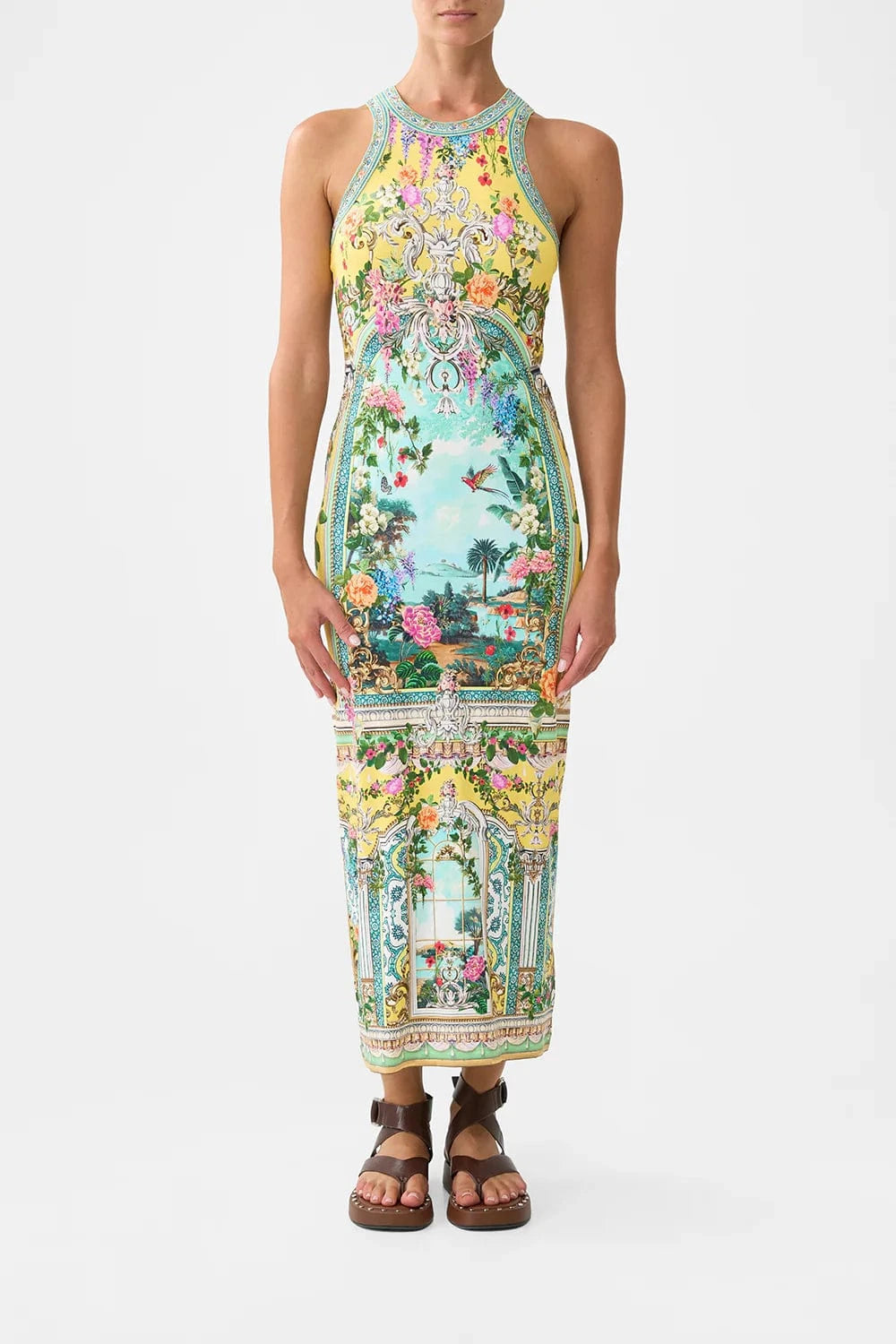 Camilla Jersey Tank Dress - Tales Of Topkapi Palace - Pinkhill -  - [] - Darwin boutique - Australian fashion design - Darwin Fashion - Australian Fashion Designer - Australian Fashion Designer Brands - Australian Fashion Design 