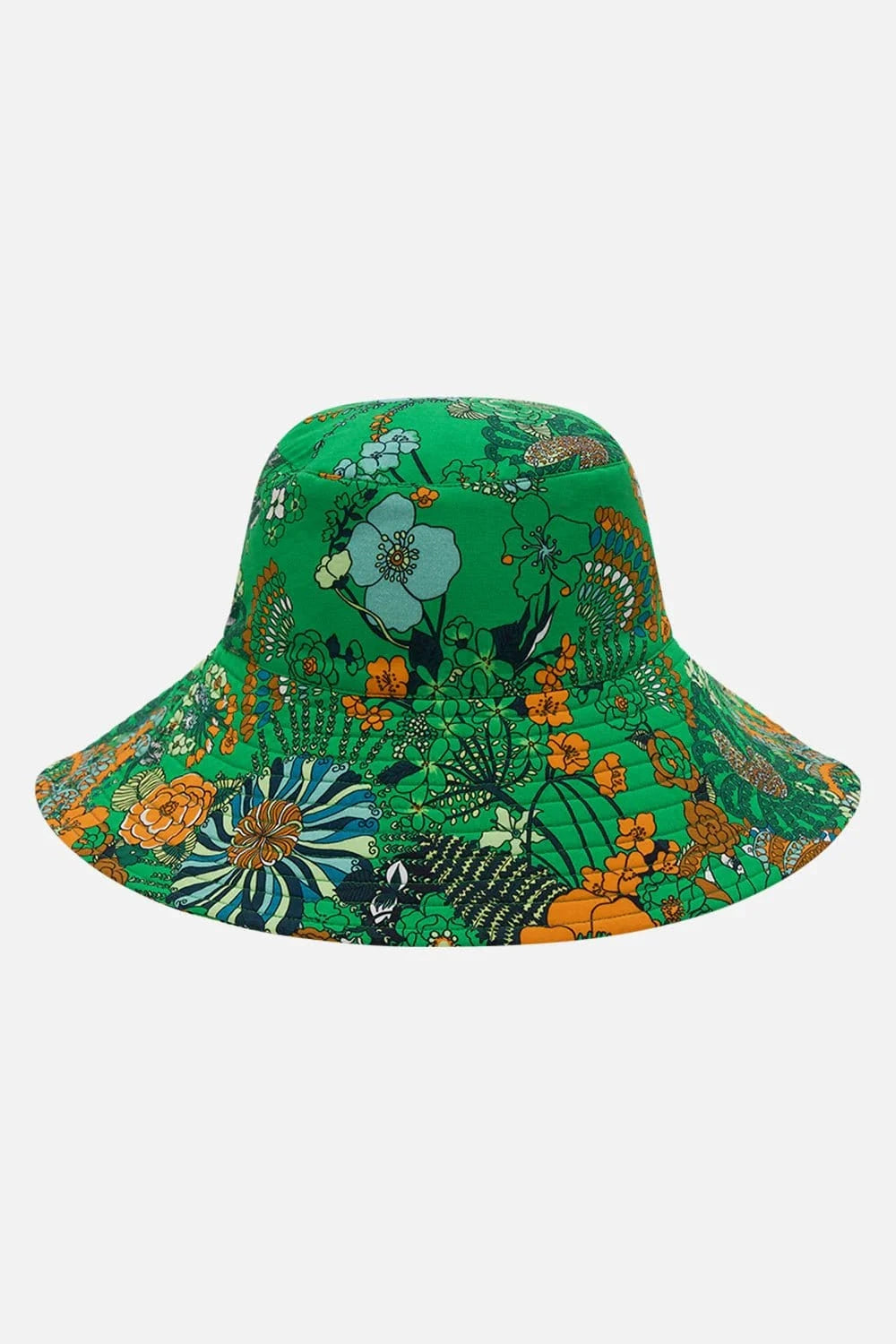 Camilla Reversible Wide Brim Bucket Hat Good Vibes Generation - Pinkhill - Camilla -  - Darwin boutique - Australian fashion design - Darwin Fashion - Australian Fashion Designer - Australian Fashion Designer Brands - Australian Fashion Design Hats
