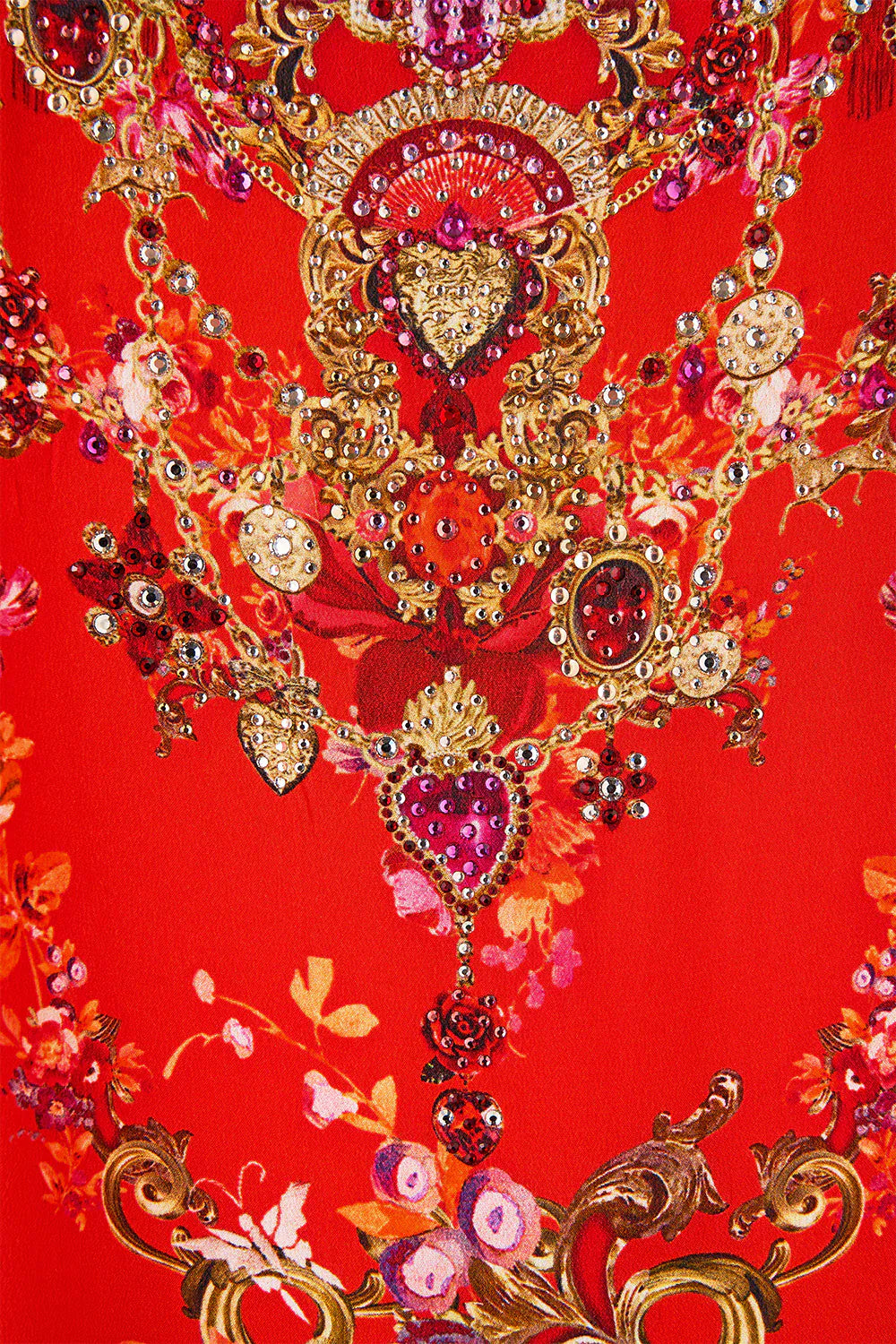 Camilla Short Round Neck Kaftan With Fringing - Olé Olé - Pinkhill -  - [] - Darwin boutique - Australian fashion design - Darwin Fashion - Australian Fashion Designer - Australian Fashion Designer Brands - Australian Fashion Design 