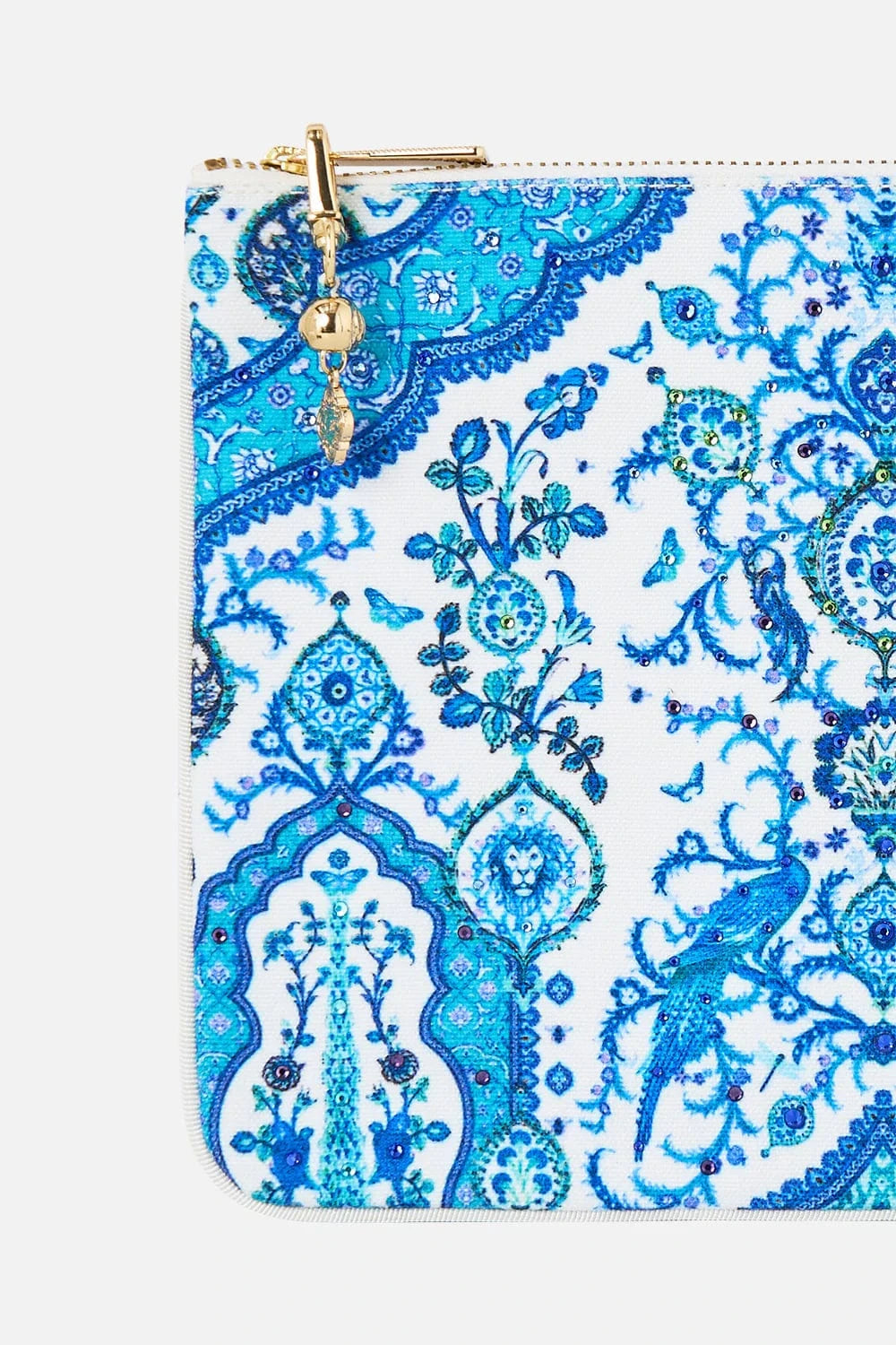 Camilla Small Canvas Clutch - Isnik lullaby - Pinkhill -  - [] - Darwin boutique - Australian fashion design - Darwin Fashion - Australian Fashion Designer - Australian Fashion Designer Brands - Australian Fashion Design 