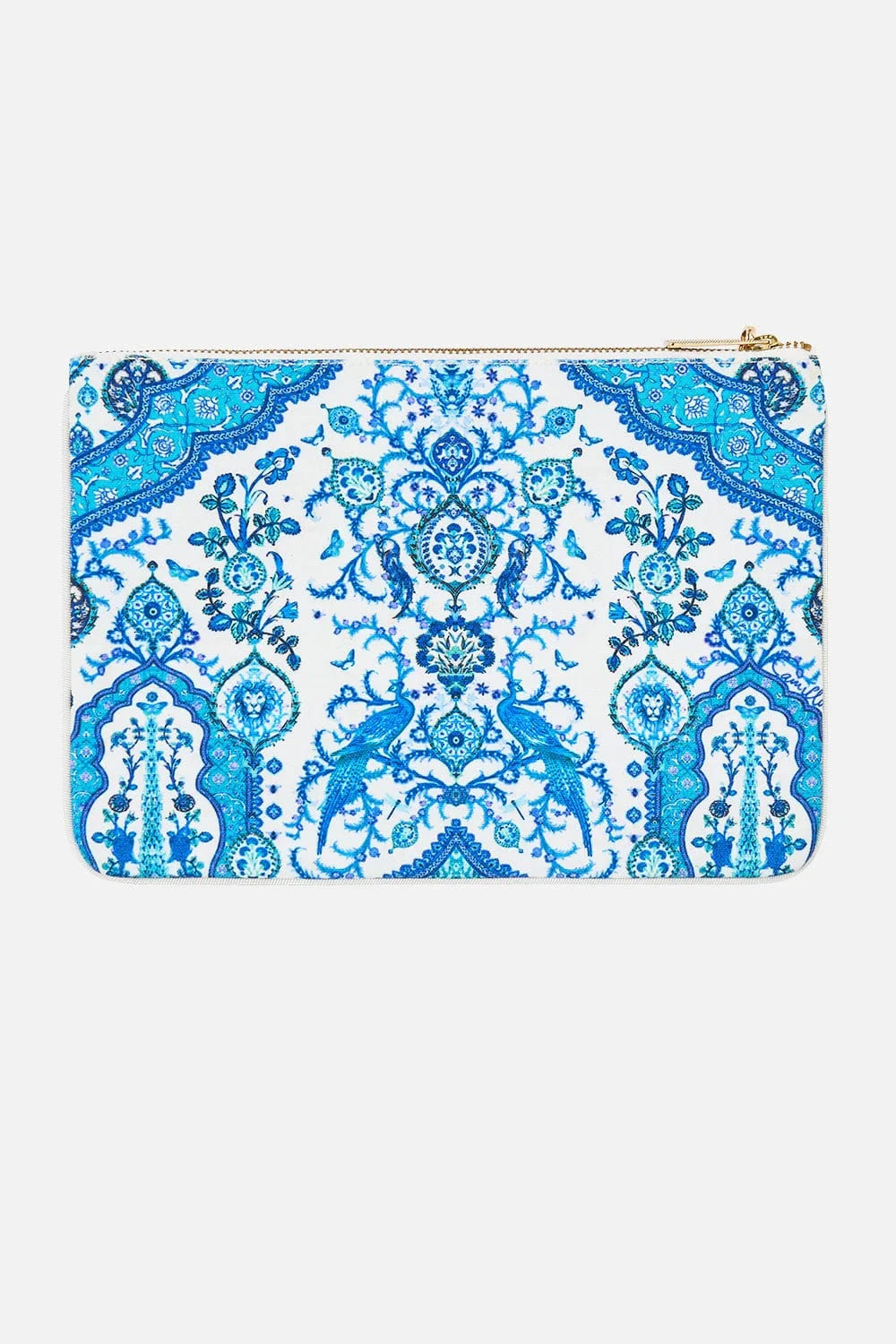 Camilla Small Canvas Clutch - Isnik lullaby - Pinkhill -  - [] - Darwin boutique - Australian fashion design - Darwin Fashion - Australian Fashion Designer - Australian Fashion Designer Brands - Australian Fashion Design 