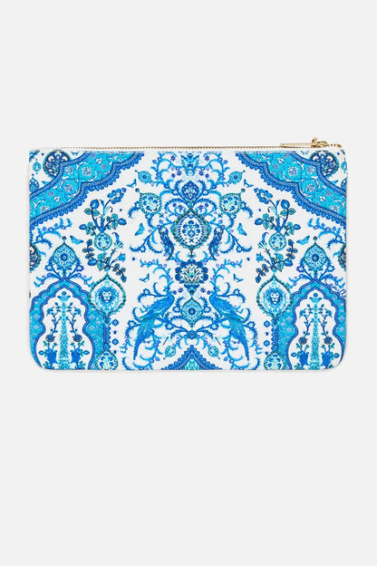 Camilla Small Canvas Clutch - Isnik lullaby - Pinkhill -  - [] - Darwin boutique - Australian fashion design - Darwin Fashion - Australian Fashion Designer - Australian Fashion Designer Brands - Australian Fashion Design 