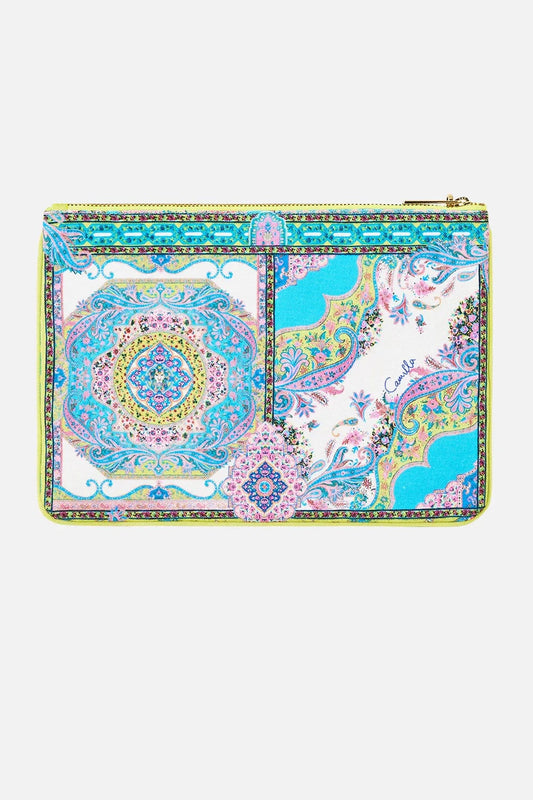 Camilla Small Canvas Clutch - Magic carpet ride - Pinkhill -  - [] - Darwin boutique - Australian fashion design - Darwin Fashion - Australian Fashion Designer - Australian Fashion Designer Brands - Australian Fashion Design 