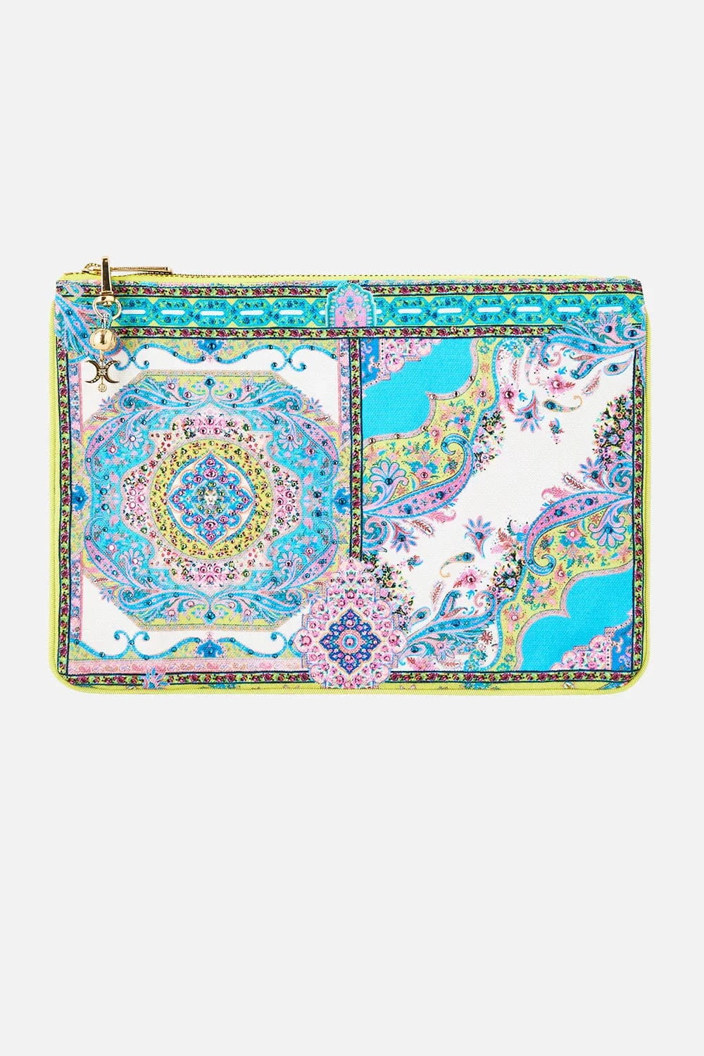 Camilla Small Canvas Clutch - Magic carpet ride - Pinkhill -  - [] - Darwin boutique - Australian fashion design - Darwin Fashion - Australian Fashion Designer - Australian Fashion Designer Brands - Australian Fashion Design 