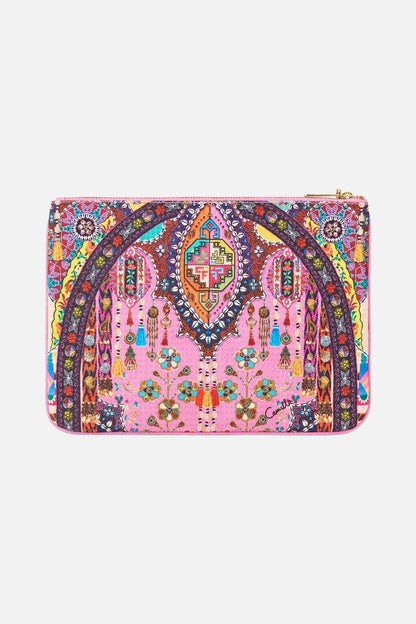 Camilla Small Canvas Clutch Patchwork Panorama - Pinkhill -  - [] - Darwin boutique - Australian fashion design - Darwin Fashion - Australian Fashion Designer - Australian Fashion Designer Brands - Australian Fashion Design 