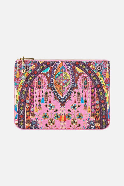 Camilla Small Canvas Clutch Patchwork Panorama - Pinkhill -  - [] - Darwin boutique - Australian fashion design - Darwin Fashion - Australian Fashion Designer - Australian Fashion Designer Brands - Australian Fashion Design 