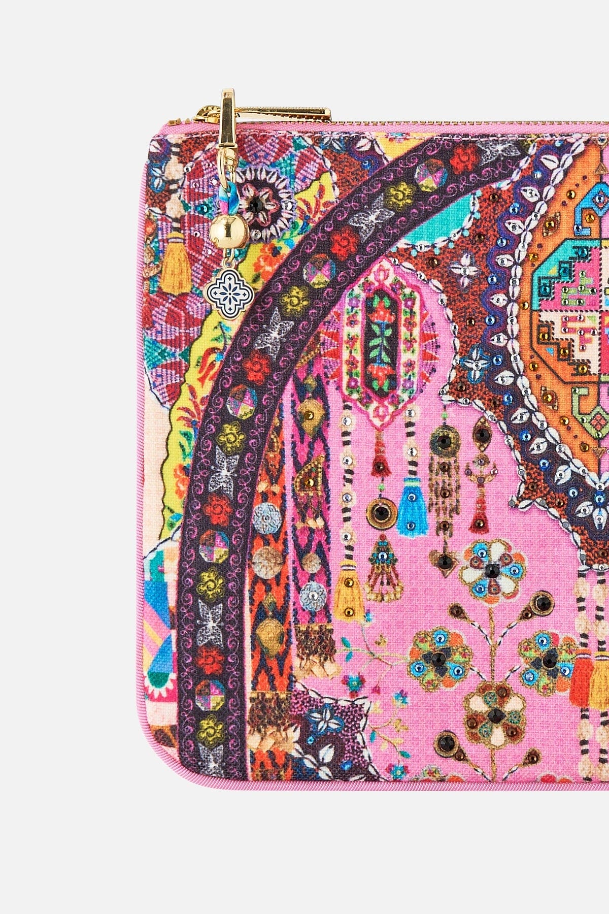 Camilla Small Canvas Clutch Patchwork Panorama - Pinkhill -  - [] - Darwin boutique - Australian fashion design - Darwin Fashion - Australian Fashion Designer - Australian Fashion Designer Brands - Australian Fashion Design 