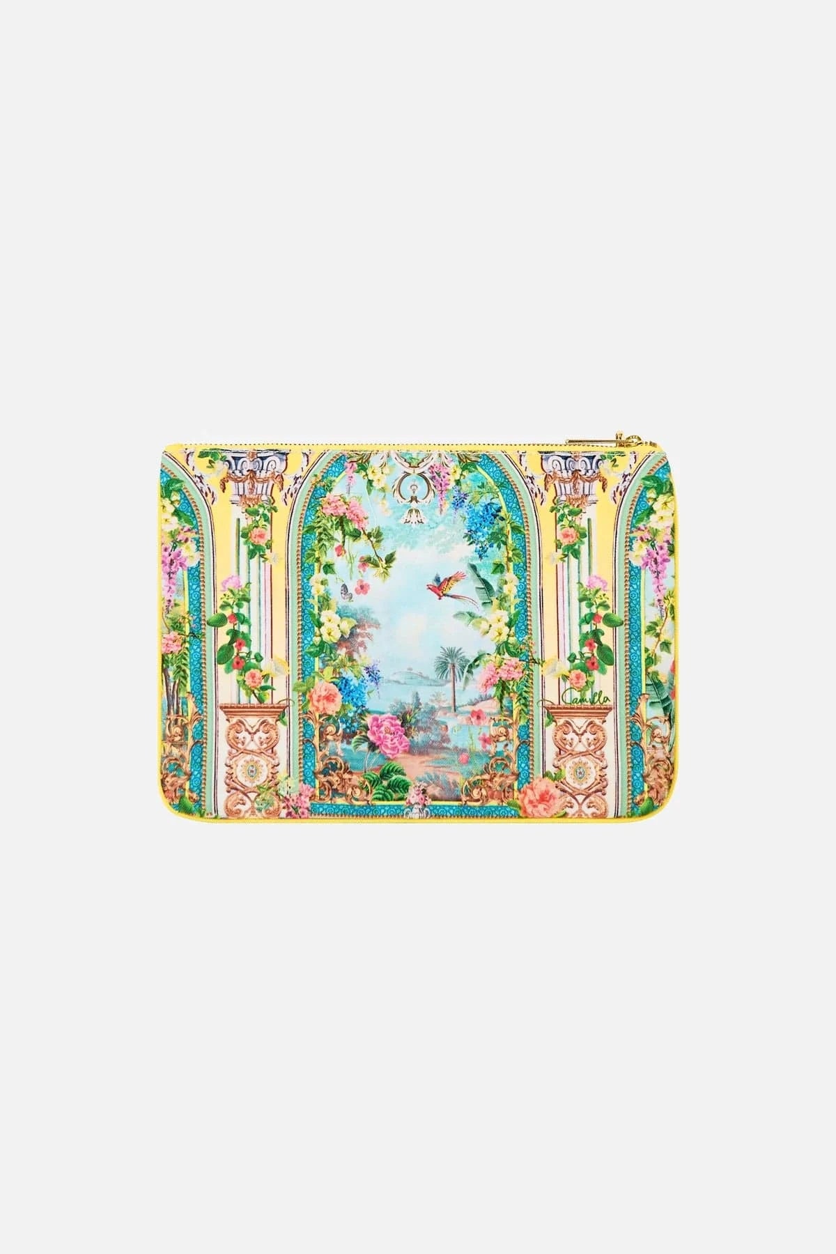 Camilla Small Canvas Clutch Tales Of Topkapi Palace - Pinkhill -  - [] - Darwin boutique - Australian fashion design - Darwin Fashion - Australian Fashion Designer - Australian Fashion Designer Brands - Australian Fashion Design 
