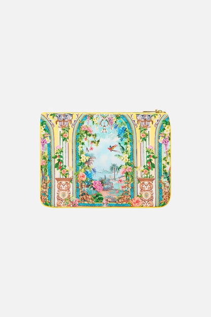 Camilla Small Canvas Clutch Tales Of Topkapi Palace - Pinkhill -  - [] - Darwin boutique - Australian fashion design - Darwin Fashion - Australian Fashion Designer - Australian Fashion Designer Brands - Australian Fashion Design 