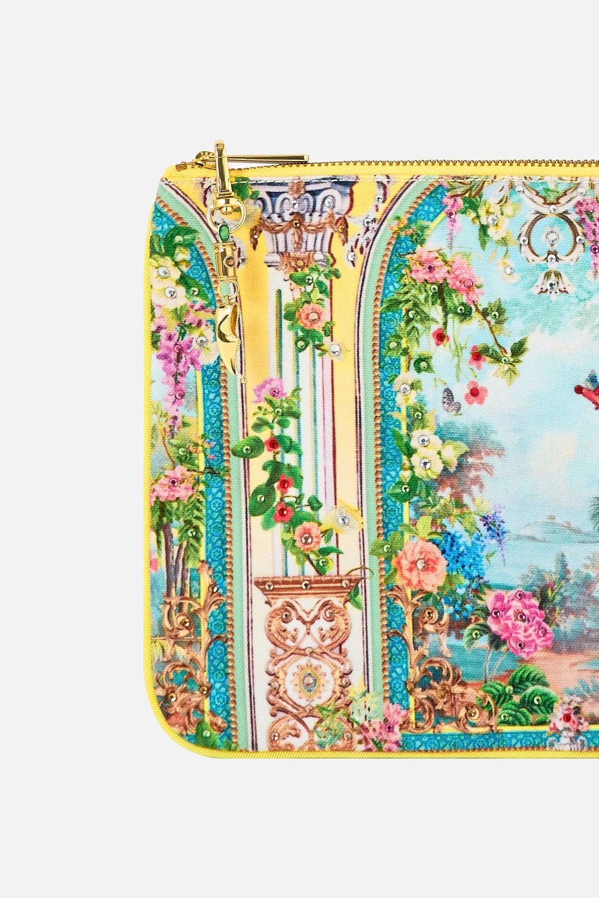 Camilla Small Canvas Clutch Tales Of Topkapi Palace - Pinkhill -  - [] - Darwin boutique - Australian fashion design - Darwin Fashion - Australian Fashion Designer - Australian Fashion Designer Brands - Australian Fashion Design 