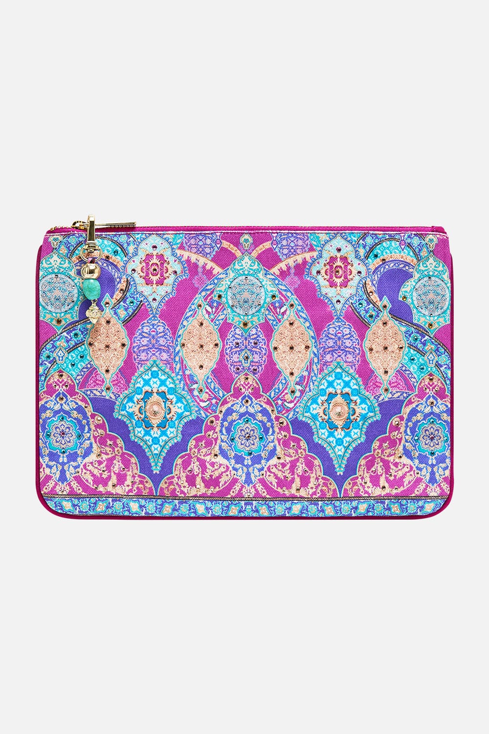 Camilla Small Canvas Clutch - The Concubines Corridor - Pinkhill -  - [] - Darwin boutique - Australian fashion design - Darwin Fashion - Australian Fashion Designer - Australian Fashion Designer Brands - Australian Fashion Design 