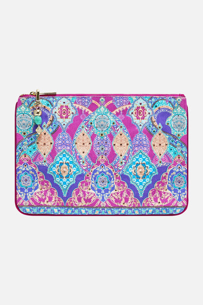 Camilla Small Canvas Clutch - The Concubines Corridor - Pinkhill -  - [] - Darwin boutique - Australian fashion design - Darwin Fashion - Australian Fashion Designer - Australian Fashion Designer Brands - Australian Fashion Design 