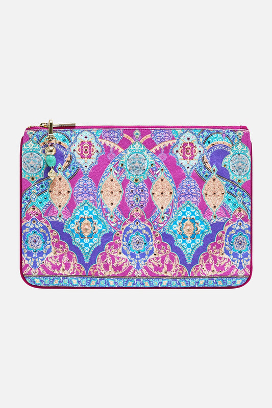 Camilla Small Canvas Clutch - The Concubines Corridor - Pinkhill -  - [] - Darwin boutique - Australian fashion design - Darwin Fashion - Australian Fashion Designer - Australian Fashion Designer Brands - Australian Fashion Design 