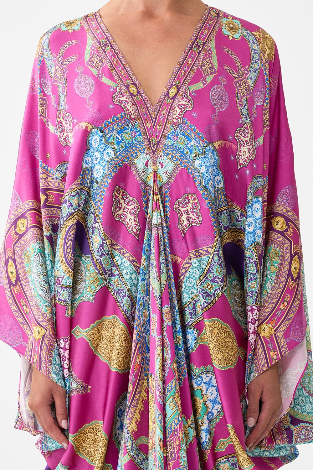 Camilla T Shape Long Kaftan Concubines, Sultans and Courtiers - Pinkhill -  - [] - Darwin boutique - Australian fashion design - Darwin Fashion - Australian Fashion Designer - Australian Fashion Designer Brands - Australian Fashion Design 