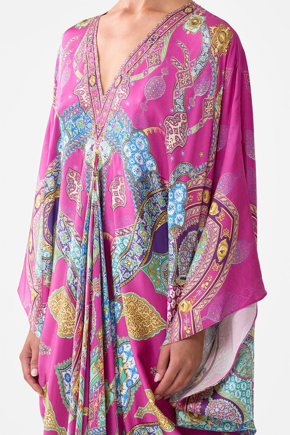 Camilla T Shape Long Kaftan Concubines, Sultans and Courtiers - Pinkhill -  - [] - Darwin boutique - Australian fashion design - Darwin Fashion - Australian Fashion Designer - Australian Fashion Designer Brands - Australian Fashion Design 