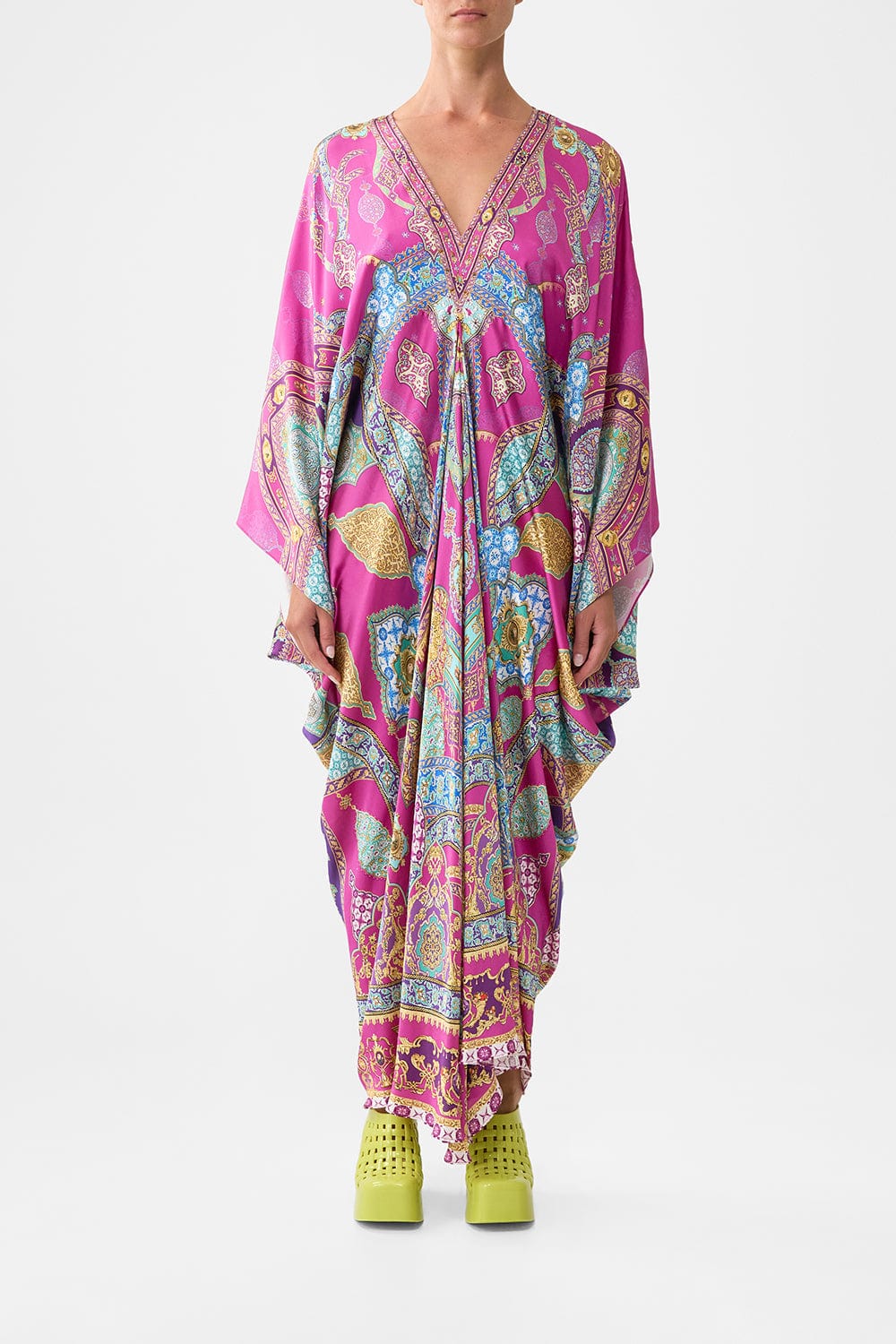 Camilla T Shape Long Kaftan Concubines, Sultans and Courtiers - Pinkhill -  - [] - Darwin boutique - Australian fashion design - Darwin Fashion - Australian Fashion Designer - Australian Fashion Designer Brands - Australian Fashion Design 