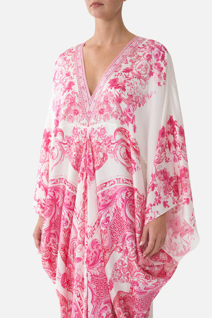Camilla T Shape Long Kaftan Livin La Vida Rosa - Pinkhill