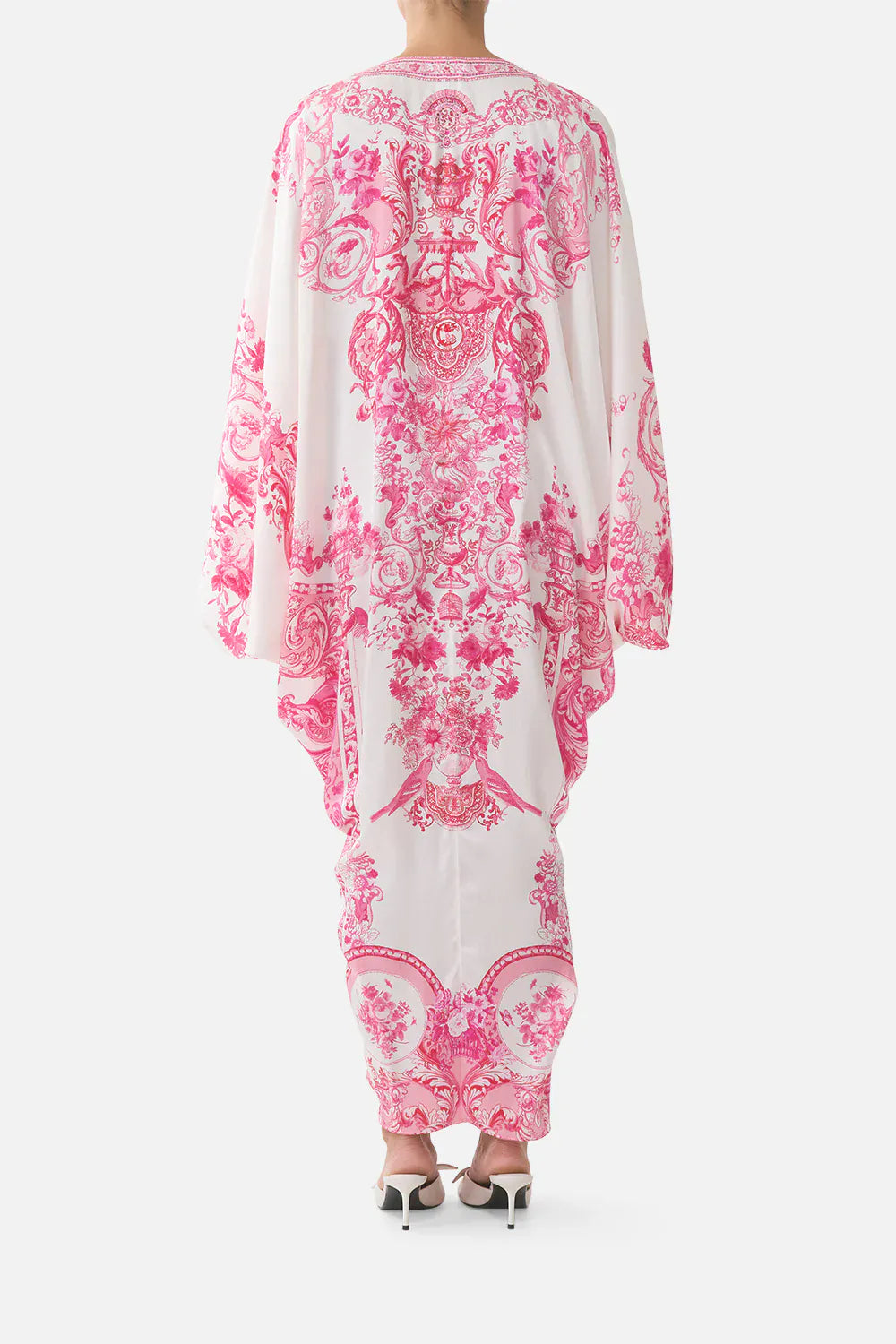 Camilla T Shape Long Kaftan Livin La Vida Rosa - Pinkhill