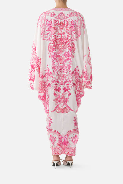 Camilla T Shape Long Kaftan Livin La Vida Rosa - Pinkhill