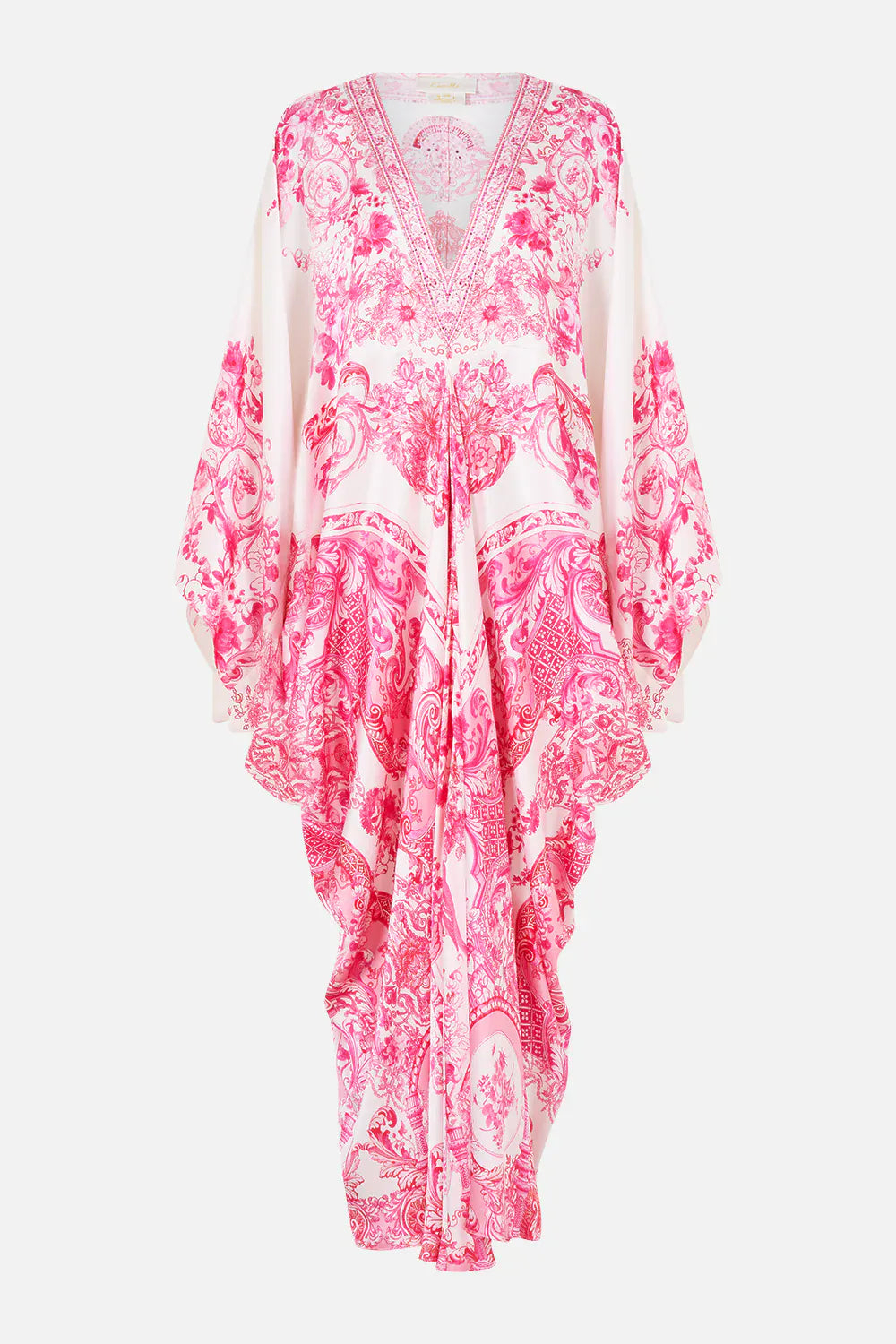 Camilla T Shape Long Kaftan Livin La Vida Rosa - Pinkhill