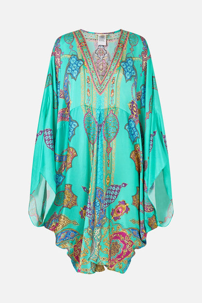 Camilla T Shape Short Kaftan The Concubines Corridor - The Concubine’s Corridor - Pinkhill -  - [] - Darwin boutique - Australian fashion design - Darwin Fashion - Australian Fashion Designer - Australian Fashion Designer Brands - Australian Fashion Design 