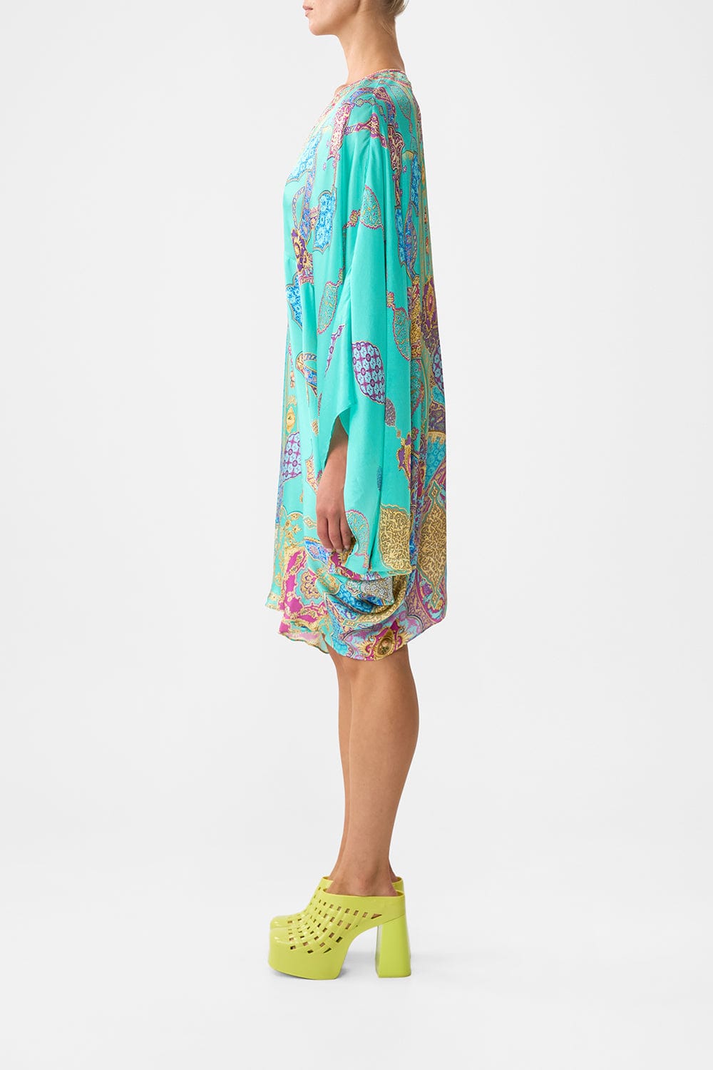 Camilla T Shape Short Kaftan The Concubines Corridor - The Concubine’s Corridor - Pinkhill -  - [] - Darwin boutique - Australian fashion design - Darwin Fashion - Australian Fashion Designer - Australian Fashion Designer Brands - Australian Fashion Design 