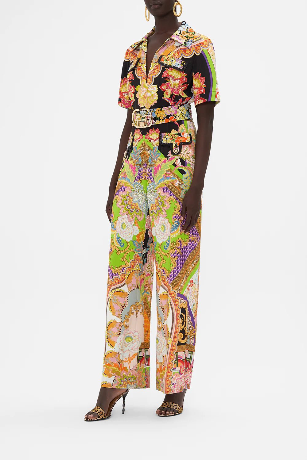 Camilla Pocket Jumpsuit Sundowners In Sicily - Pinkhill, Darwin boutique, Australian high end fashion, Darwin Fashion
