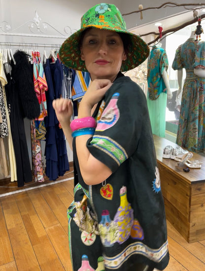 Camilla Reversible Wide Brim Bucket Hat Good Vibes Generation - Camilla - Pinkhill - darwin fashion - darwin boutique