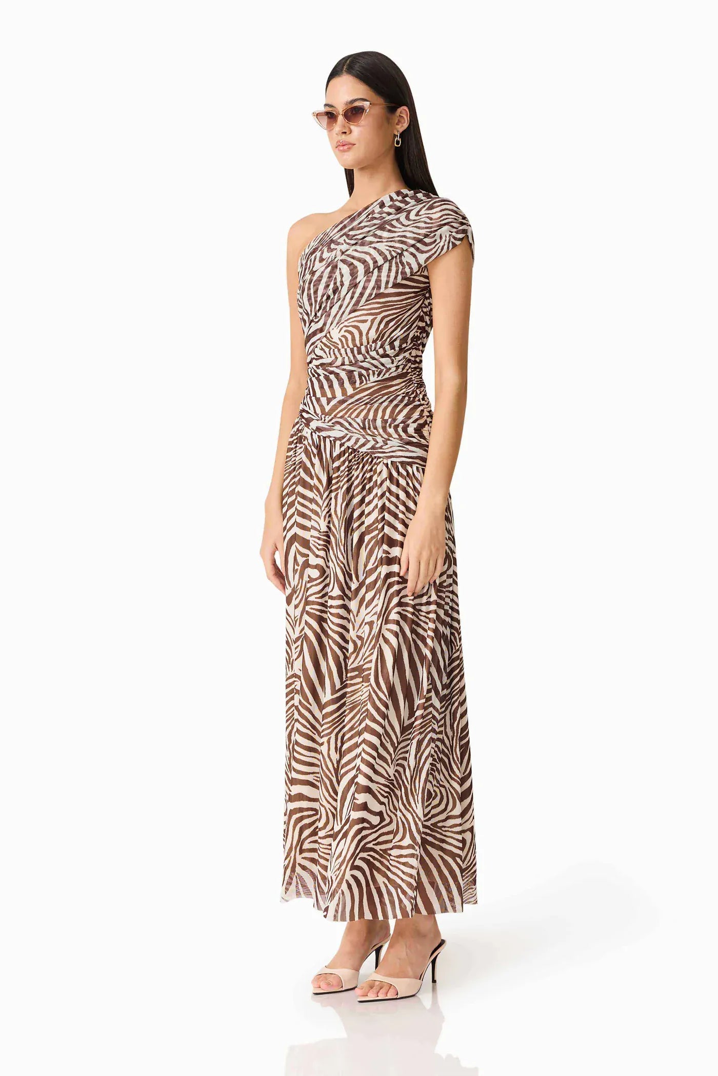 Arabelle Maxi Dress Chocolate - Pinkhill